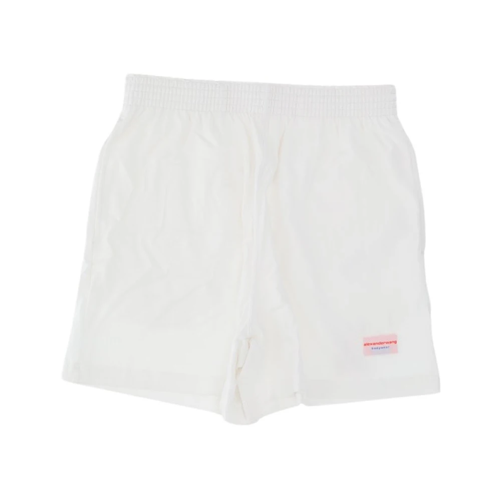 Alexander wang Elastische Shorts White Dames