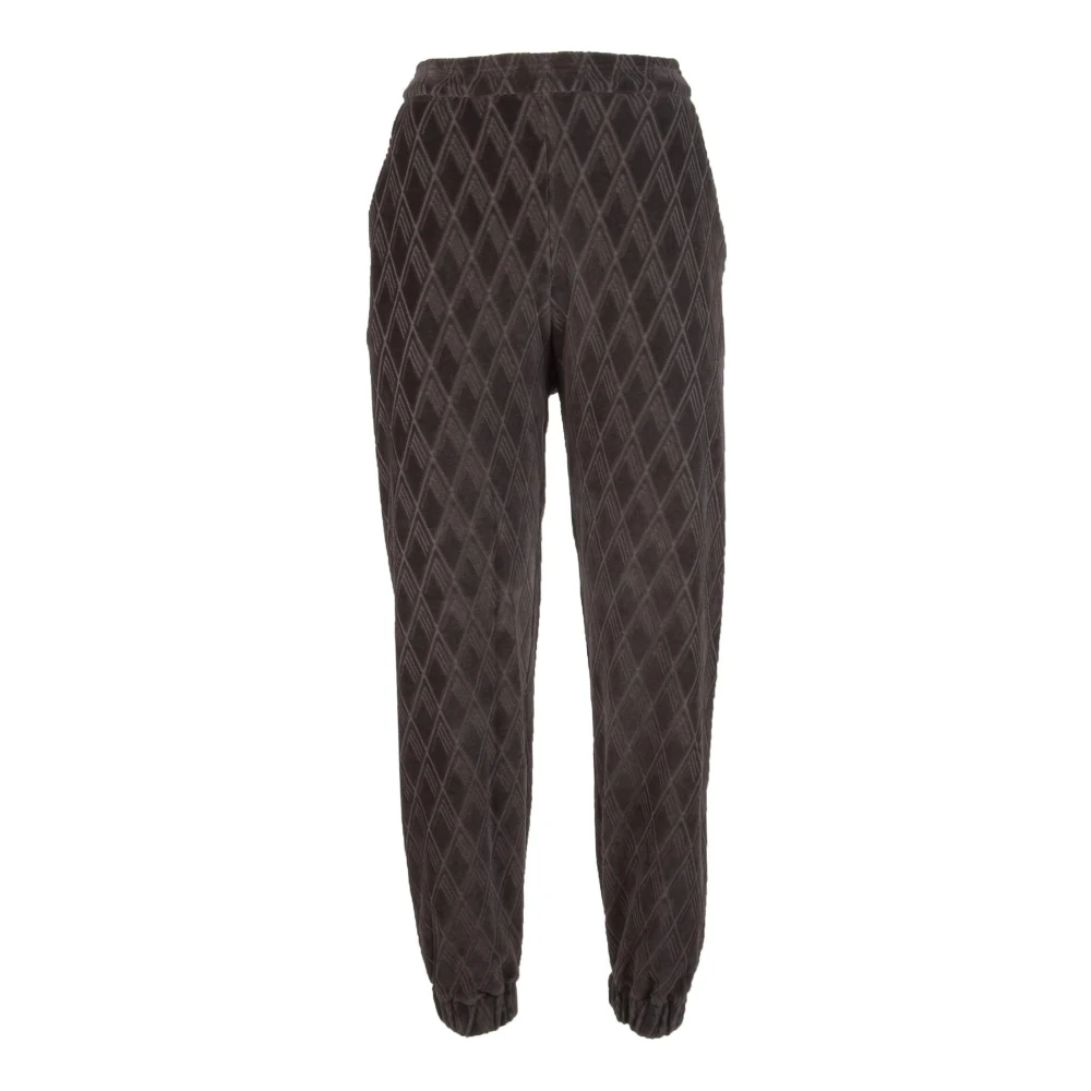 The Attico Katoenmix Slim Fit Broek Brown Dames
