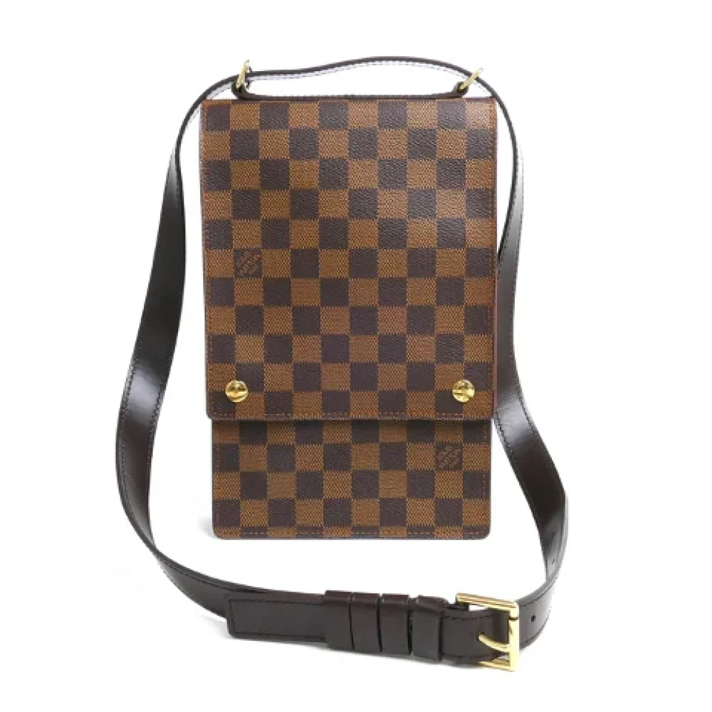 Louis Vuitton Vintage Pre-owned Canvas crossbody-bags Brown Dames