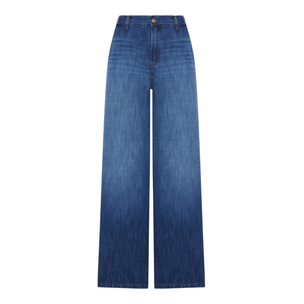 Lois Women's Blue Wide Jeans, W25, Iois Jeans