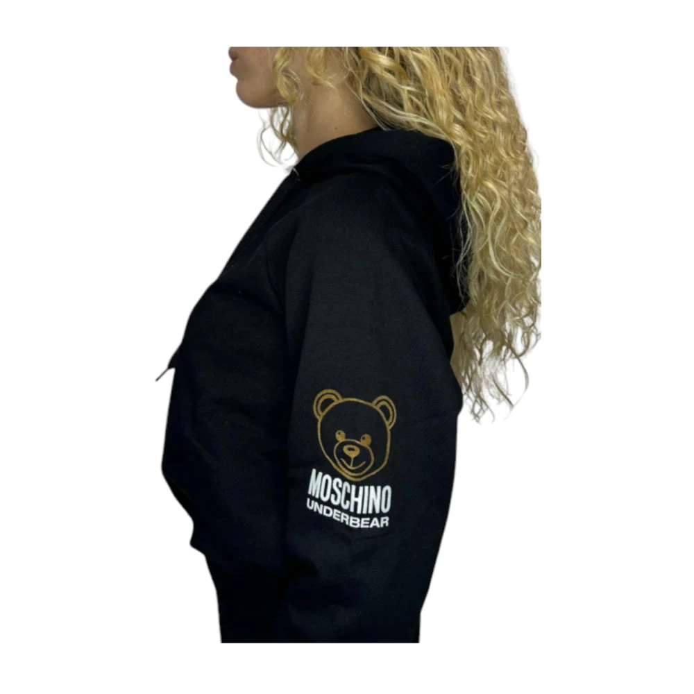 Moschino Stijlvolle Sweatshirt voor een Trendy Look Black Dames