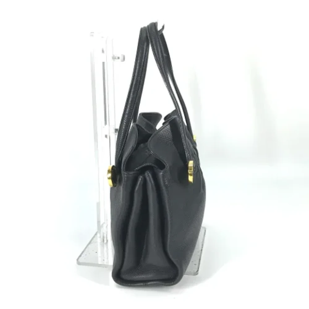 Bvlgari Vintage Pre-owned Leather totes Black Dames
