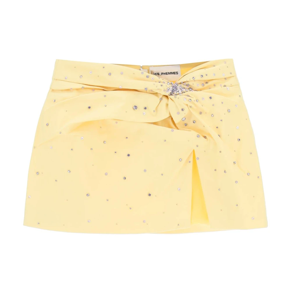 DES Phemmes Short Skirts Yellow Dames