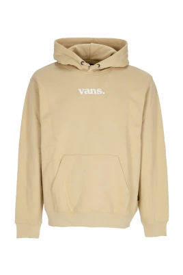 Lös Passform Taupe Hoodie med Logotyp
