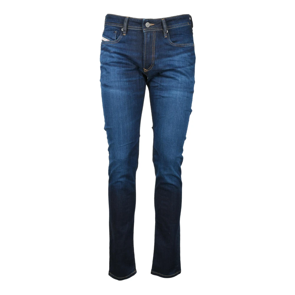 Diesel Klassieke Denim Jeans met Stretchstof Blue Heren
