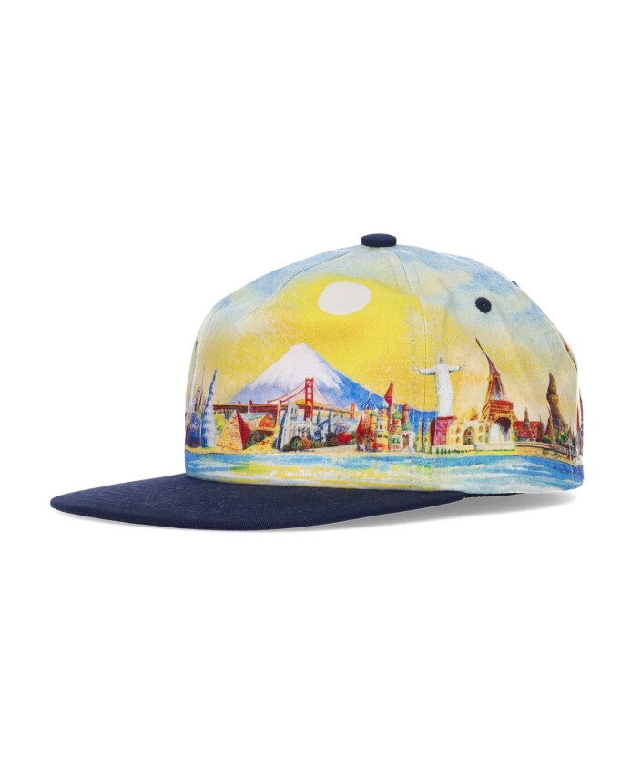 natuurlijke-platte-klep-snapback-pet