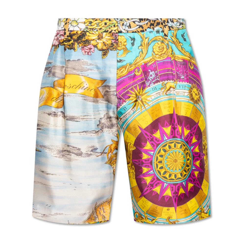 Moschino Herr Multicolor Shorts L, Bomull, Silkeshorts