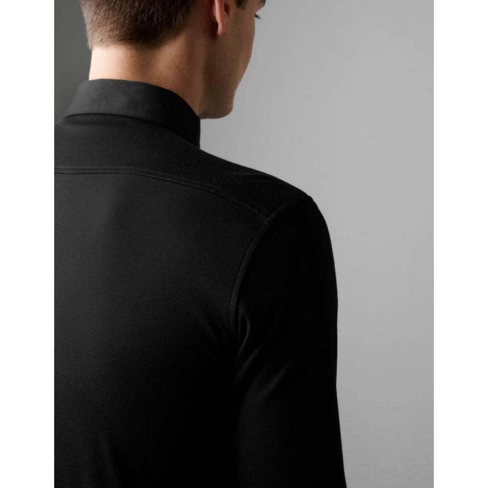 Desoto Zwart overhemd met lange mouwen 21007 Black Heren