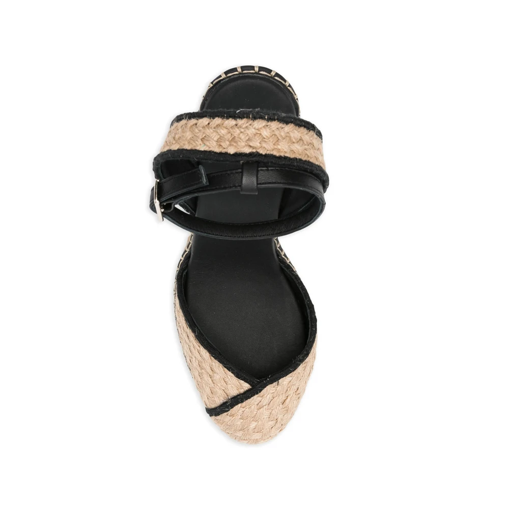 Castañer Striped Trim Wedge