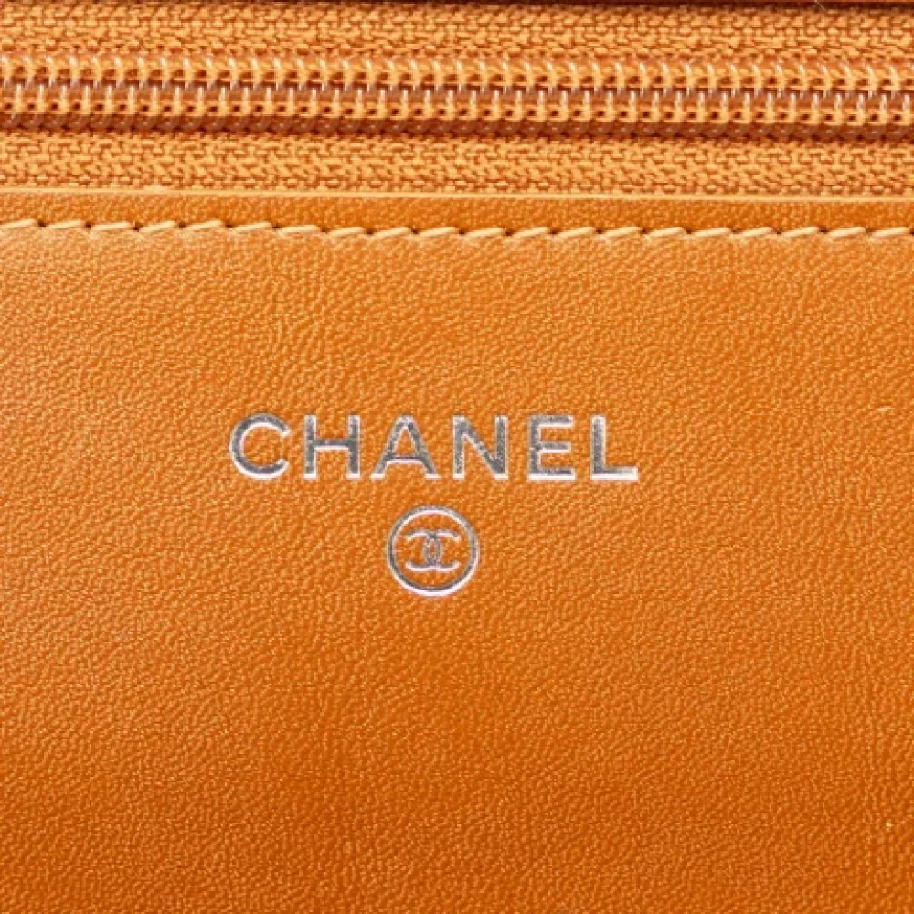 Chanel Vintage Pre-owned Fabric chanel-bags Brown Dames
