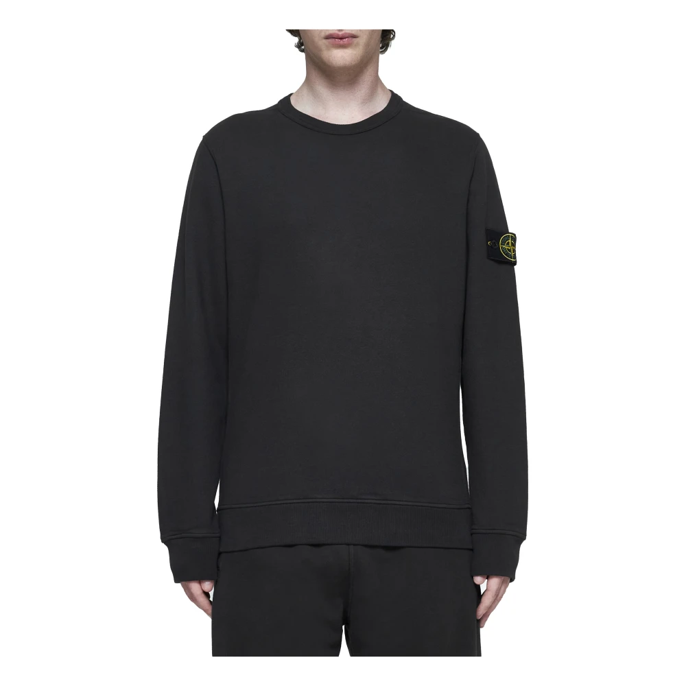Stone Island Grijze Crew Neck Sweatshirt Gray Heren