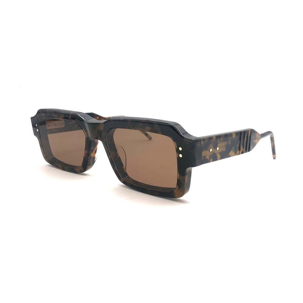 Thom Browne Unisex Brown Thom E, Sunglasses, 56 Mm, Stylish Black Leather Wallet