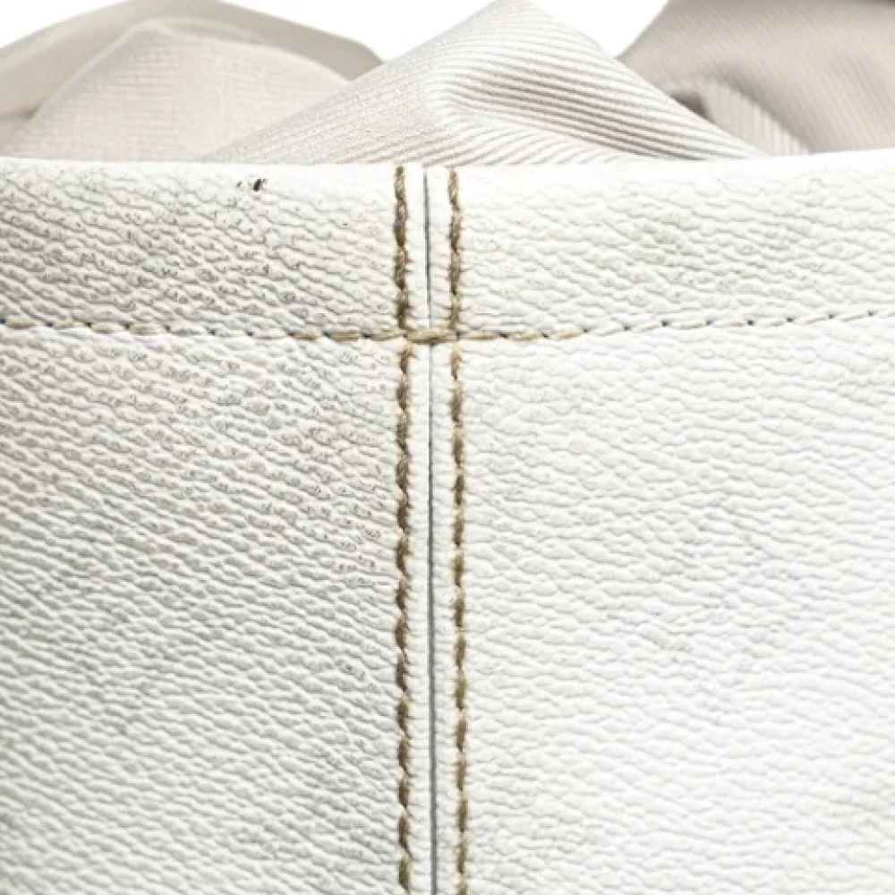 Louis Vuitton Vintage Pre-owned Plastic louis-vuitton-bags White Dames