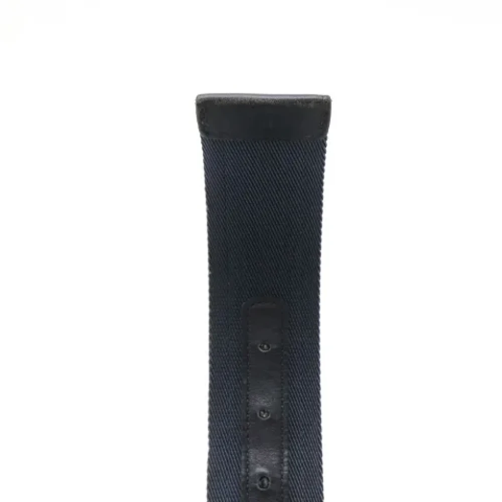 Louis Vuitton Vintage Pre-owned Leather belts Blue Heren