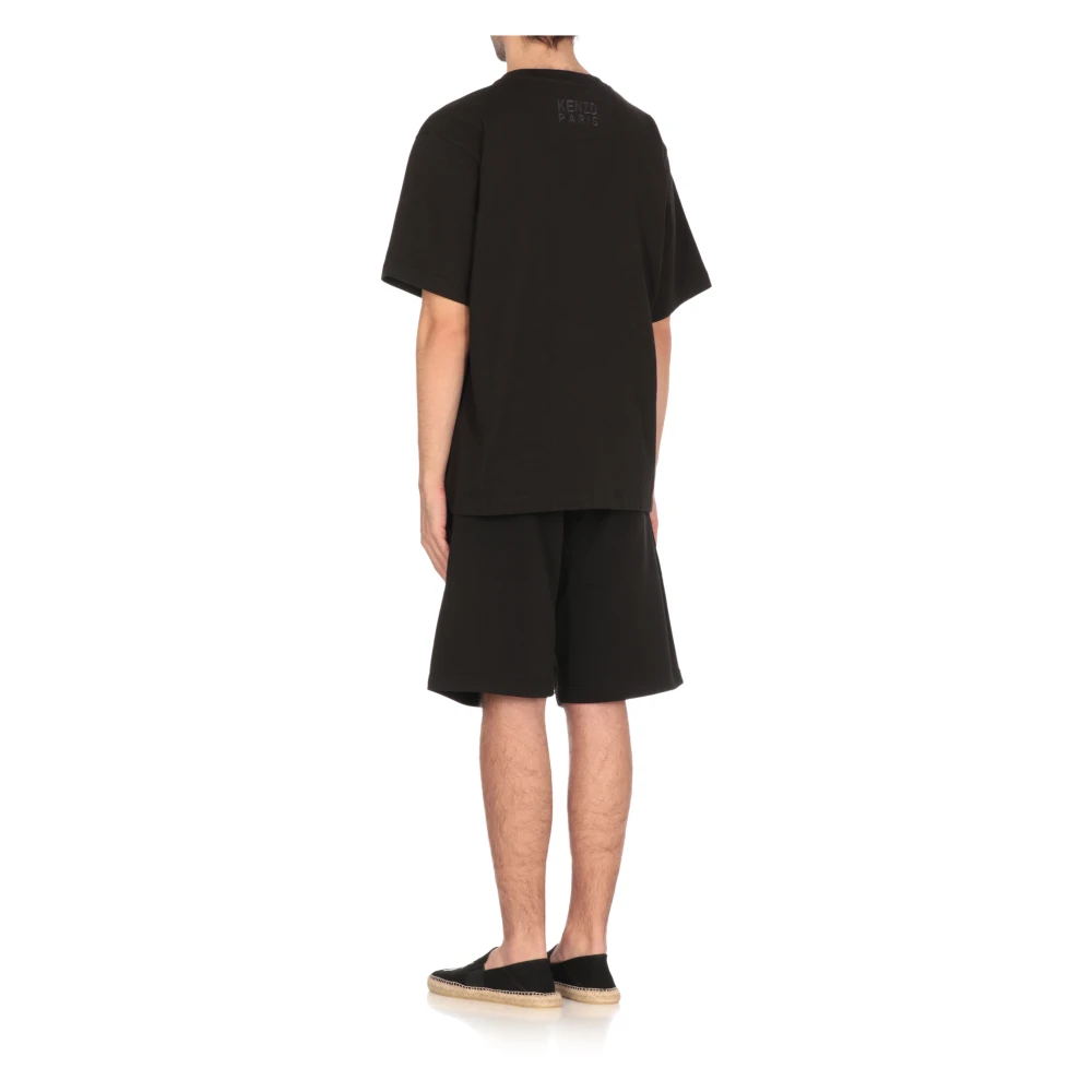Kenzo Happy Tiger Zwarte T-shirt en Polo Black Heren