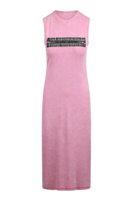 zipper-detail-sleeveless-denim-dress