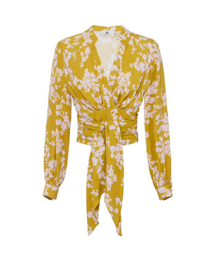 chemise-jaune-a-col-pointu