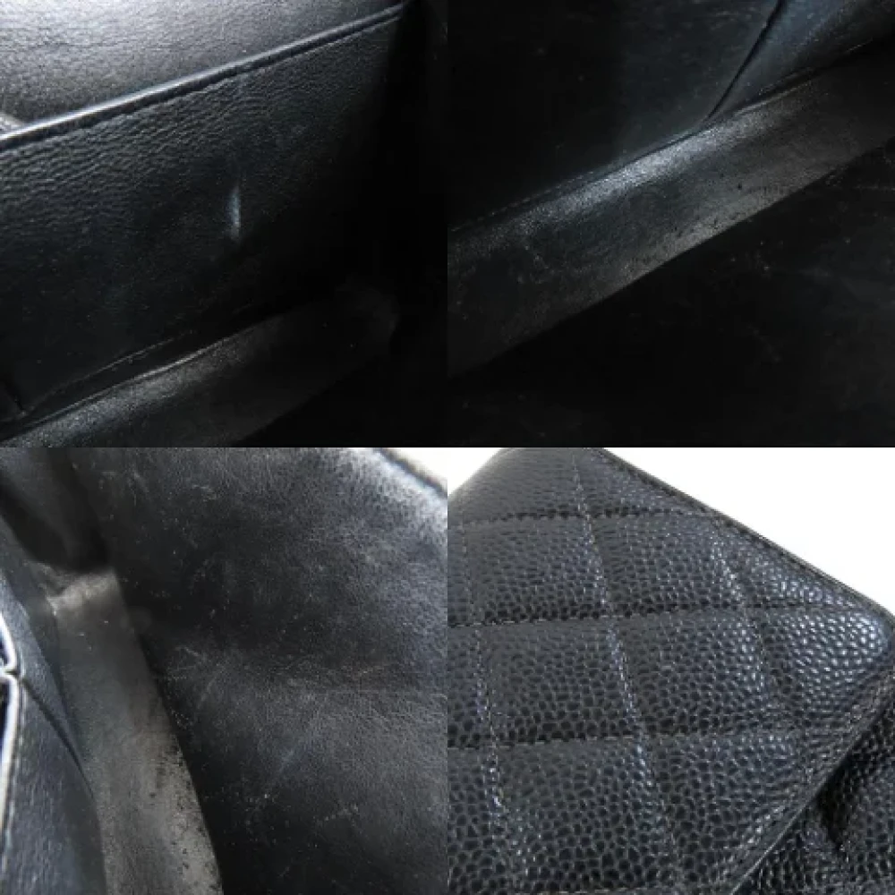Chanel Vintage Pre-owned Leather shoulder-bags Black Dames