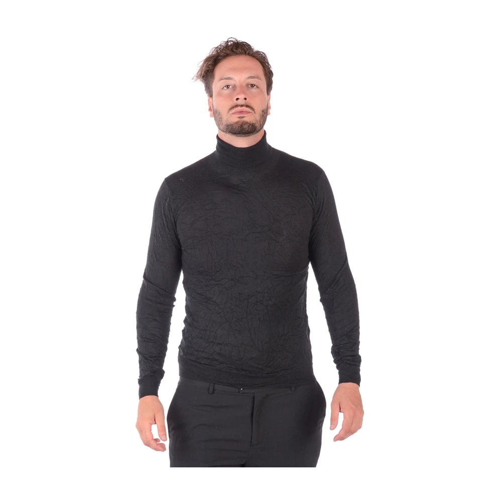 Daniele Alessandrini Fietser Sweater Pullover Black Heren