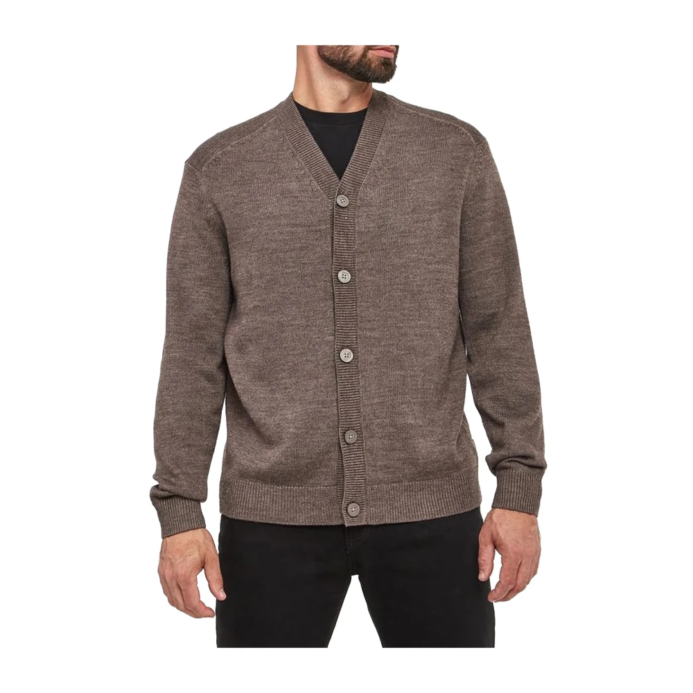 Armani Exchange Bruine Cardigan Brown Heren