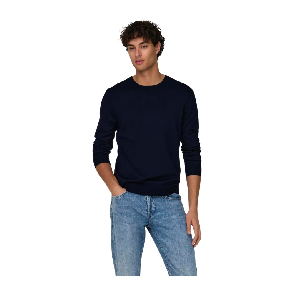 Only & Sons - Maglione Wyler - Knitwear - Herren - Blau - Xl - Bild 9
