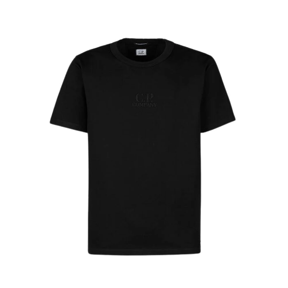 C.P. Company Mercerized Jersey Ruimvallend T-shirt Black Heren