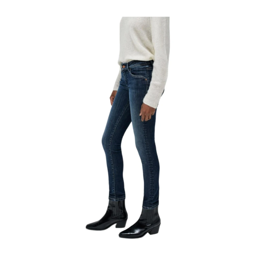 Salsa Wonder Push Up Skinny Jeans Blue Dames
