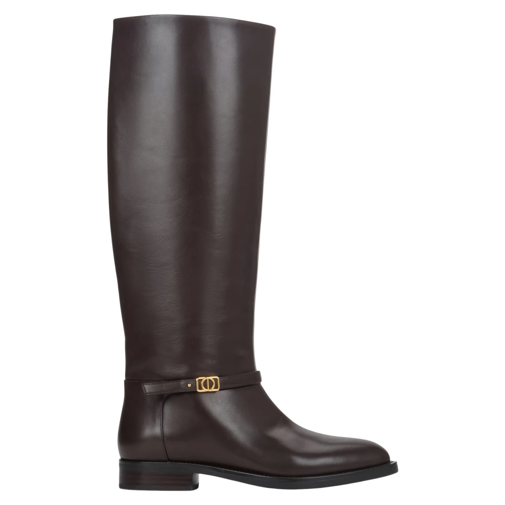 Estro Brun Högklackade Stövlar