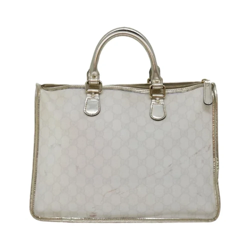 Gucci Vintage Pre-owned Leather handbags White Dames