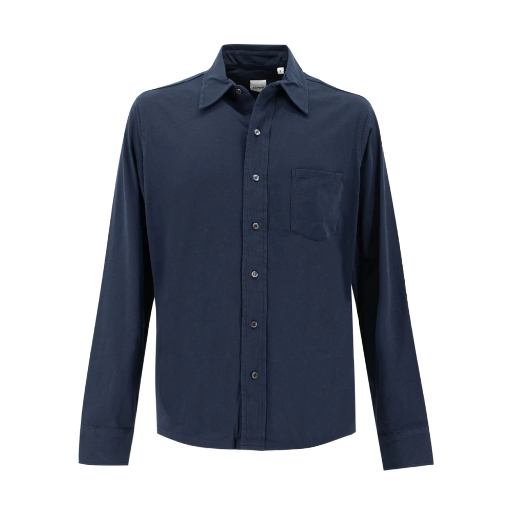 Aspesi Men's Blue Clic Cotton Shirt