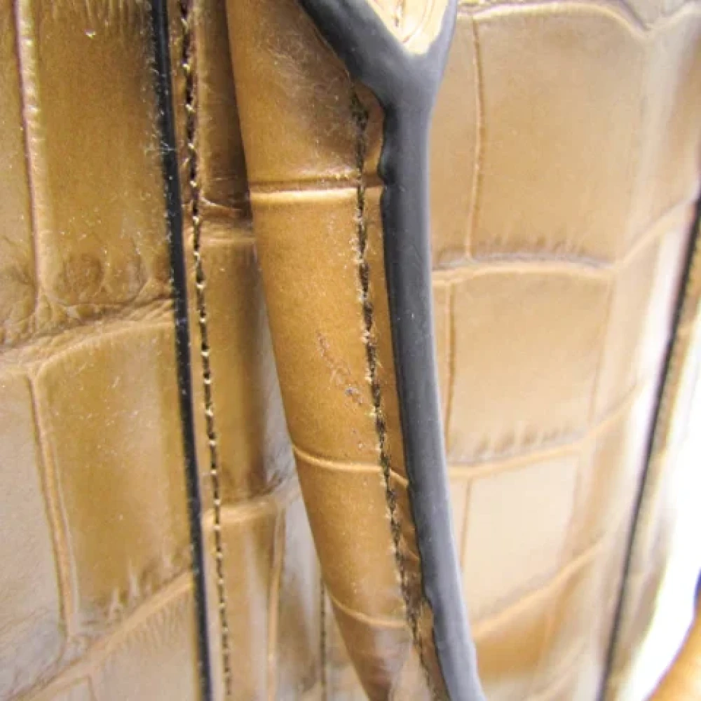 Coach Pre-owned Leather handbags Brown Dames