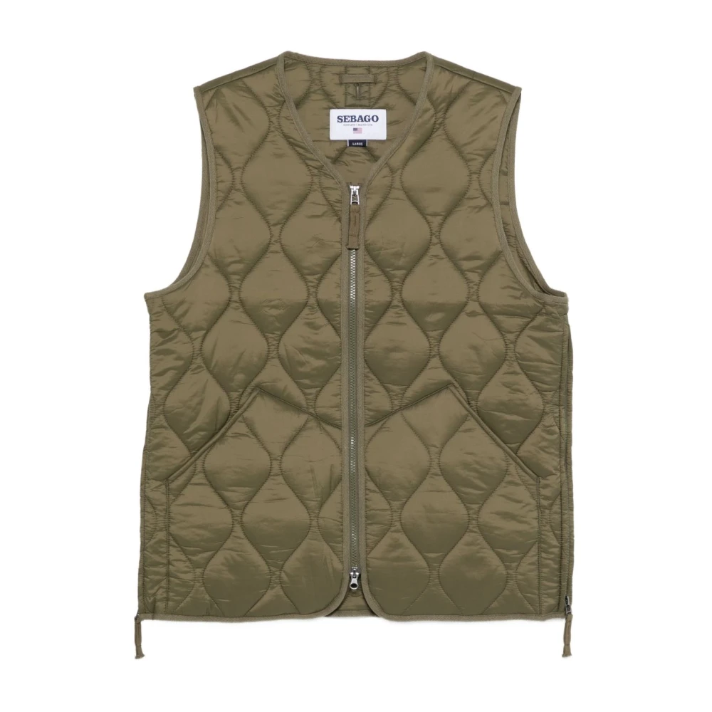 Sebago - Plymouth Quilted Gilet - Jackets - Herren - Grün - M - Bild 4