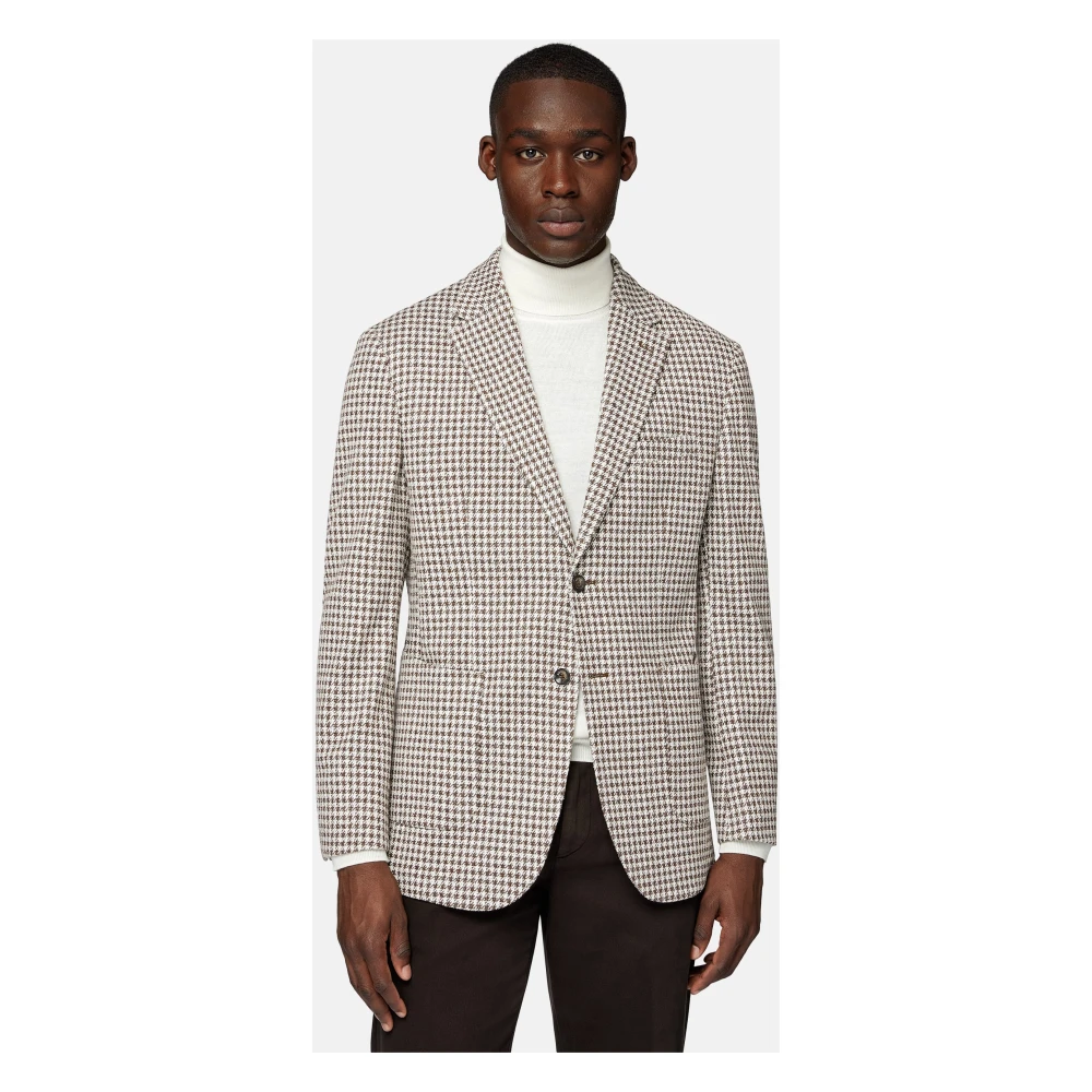 Boggi Milano B Jersey Jas Brown Heren