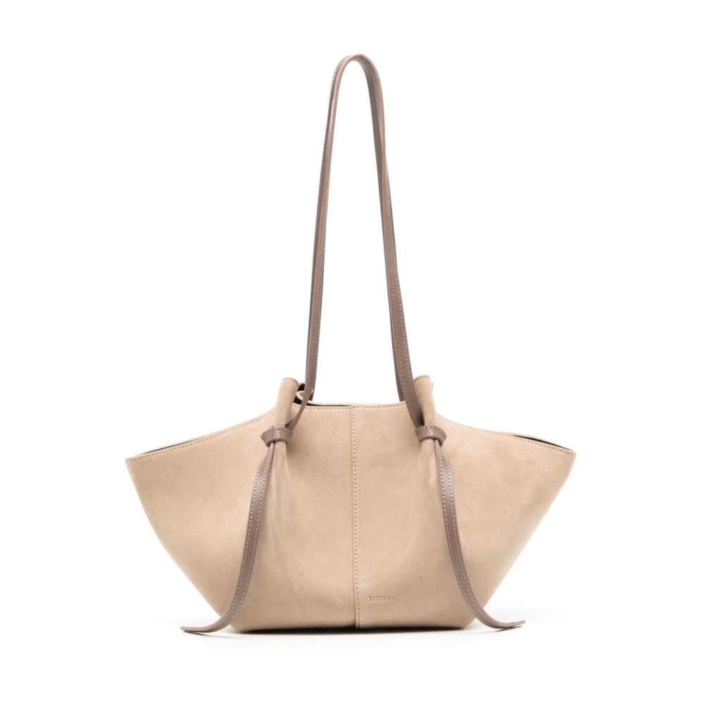 Yuzefi Women's Beige Mochi Tote - Shoulder Bags - One Size - Bags