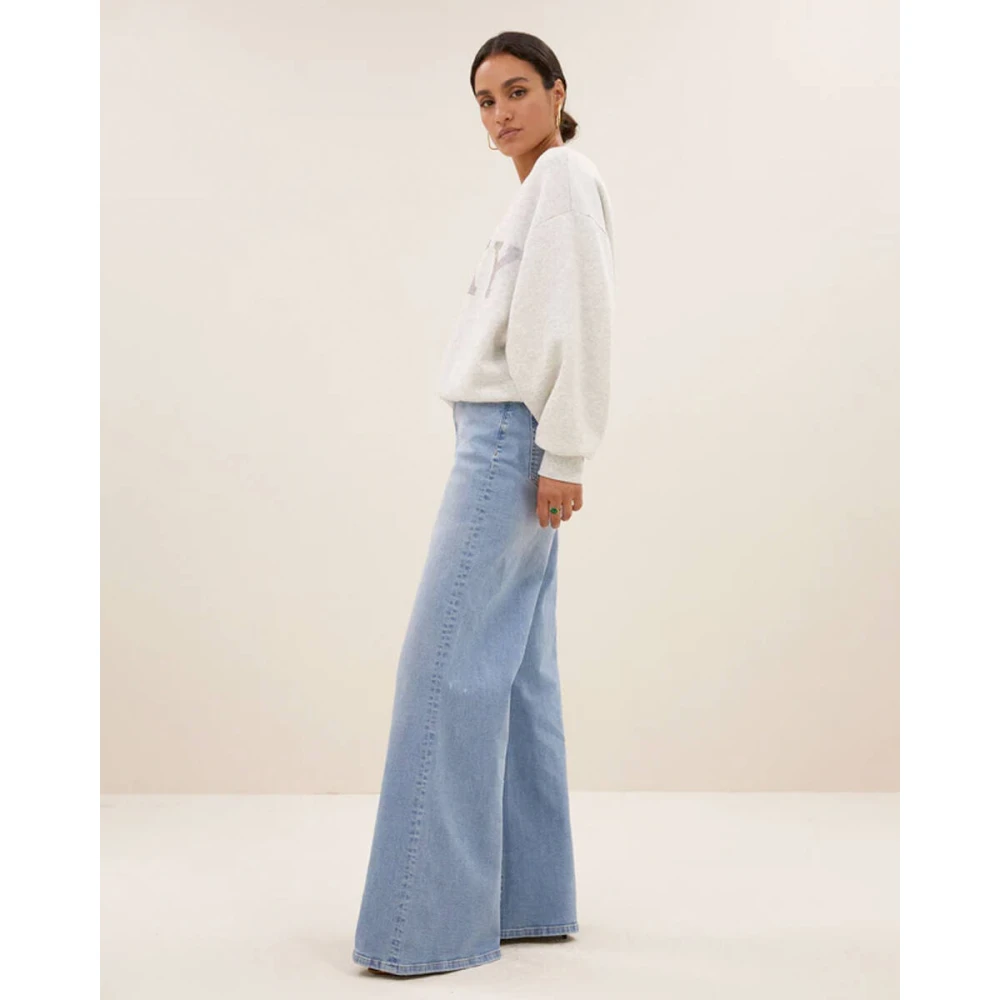 By-Bar Denim Femme Broek Blue Dames