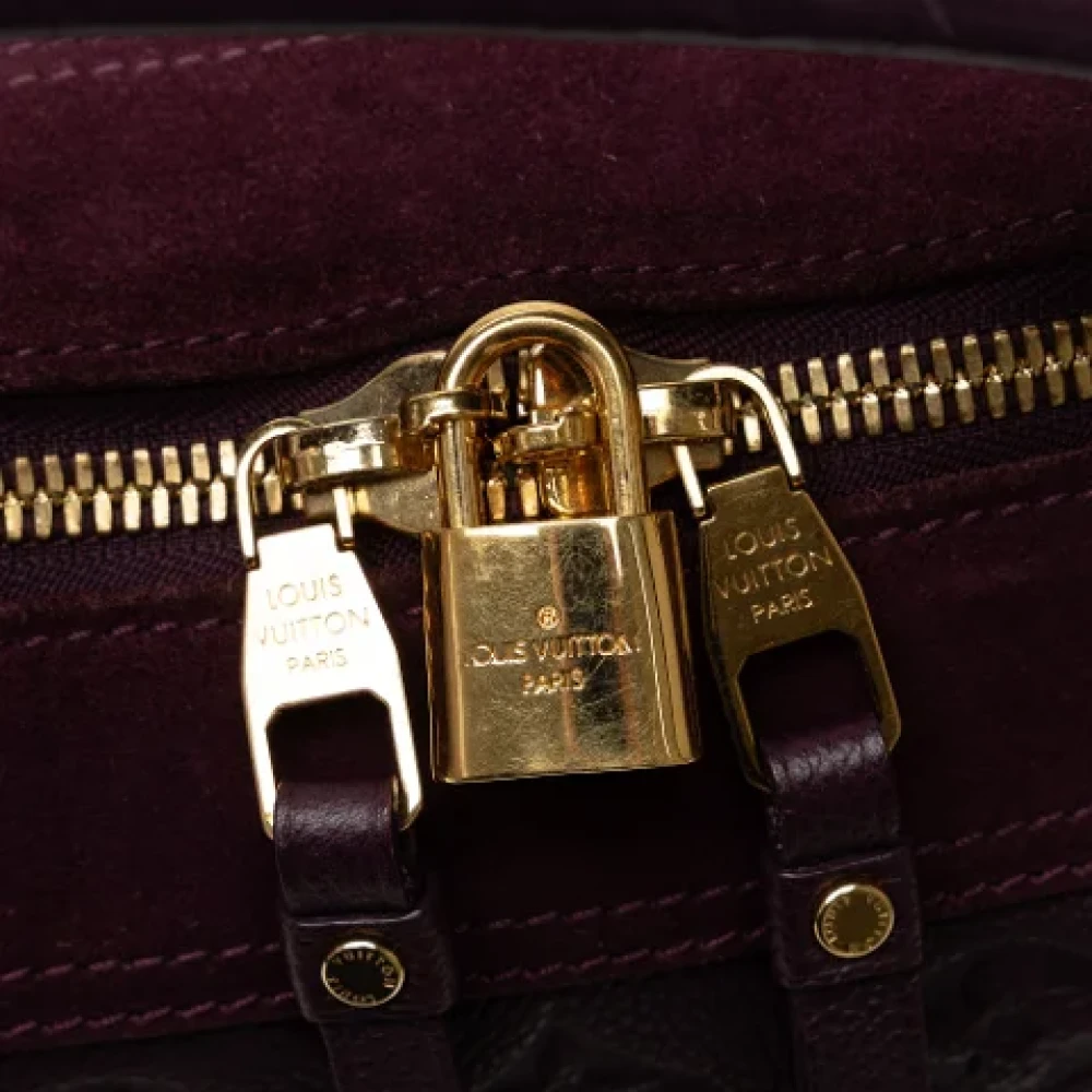 Louis Vuitton Vintage Pre-owned Leather shoulder-bags Purple Dames
