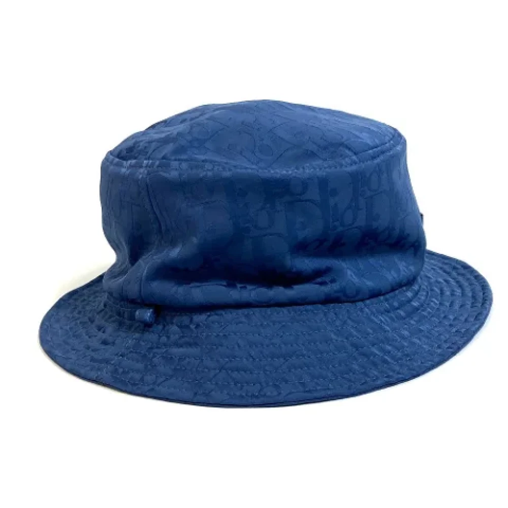 Dior Vintage Pre-owned Fabric hats Blue Dames