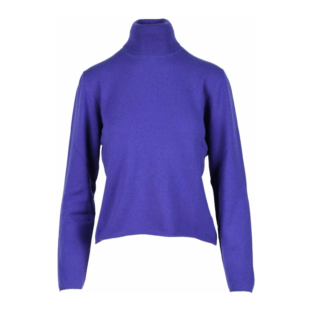 Gran Sasso Kasjmier Gebreide Trui Purple Dames