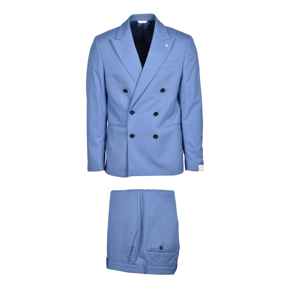 Suits > Suit Sets > Double Breasted Suits - - Manuel Ritz - Modalova