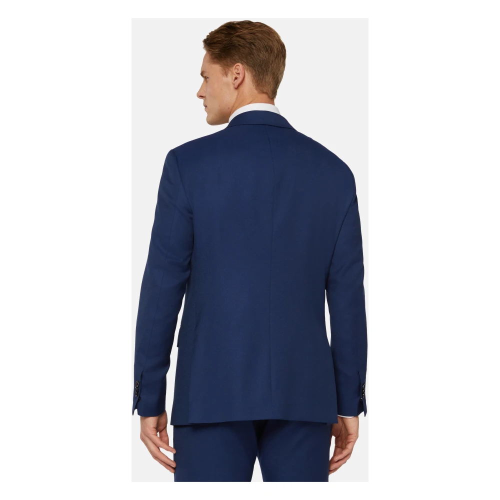 Boggi Milano Pak Zuivere Wol Blue Heren