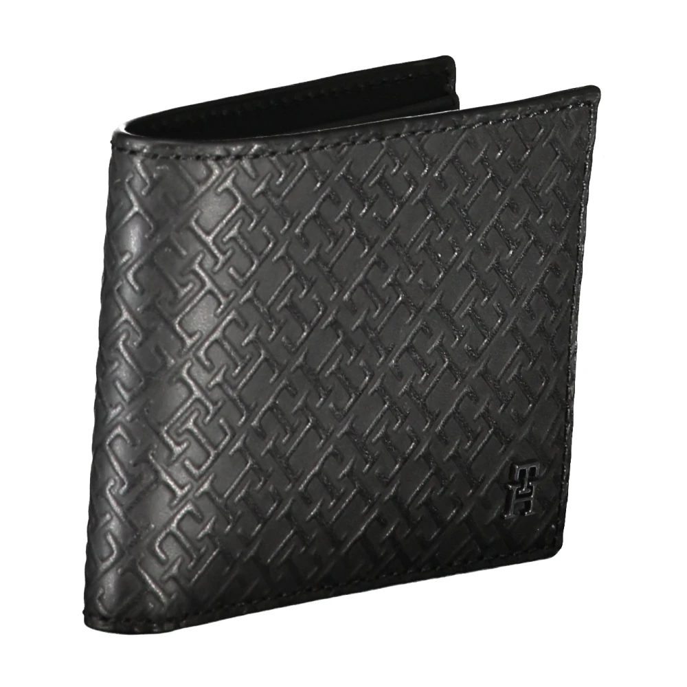 Tommy Hilfiger Heren Portemonnee Zwart Contrast Details Black Heren