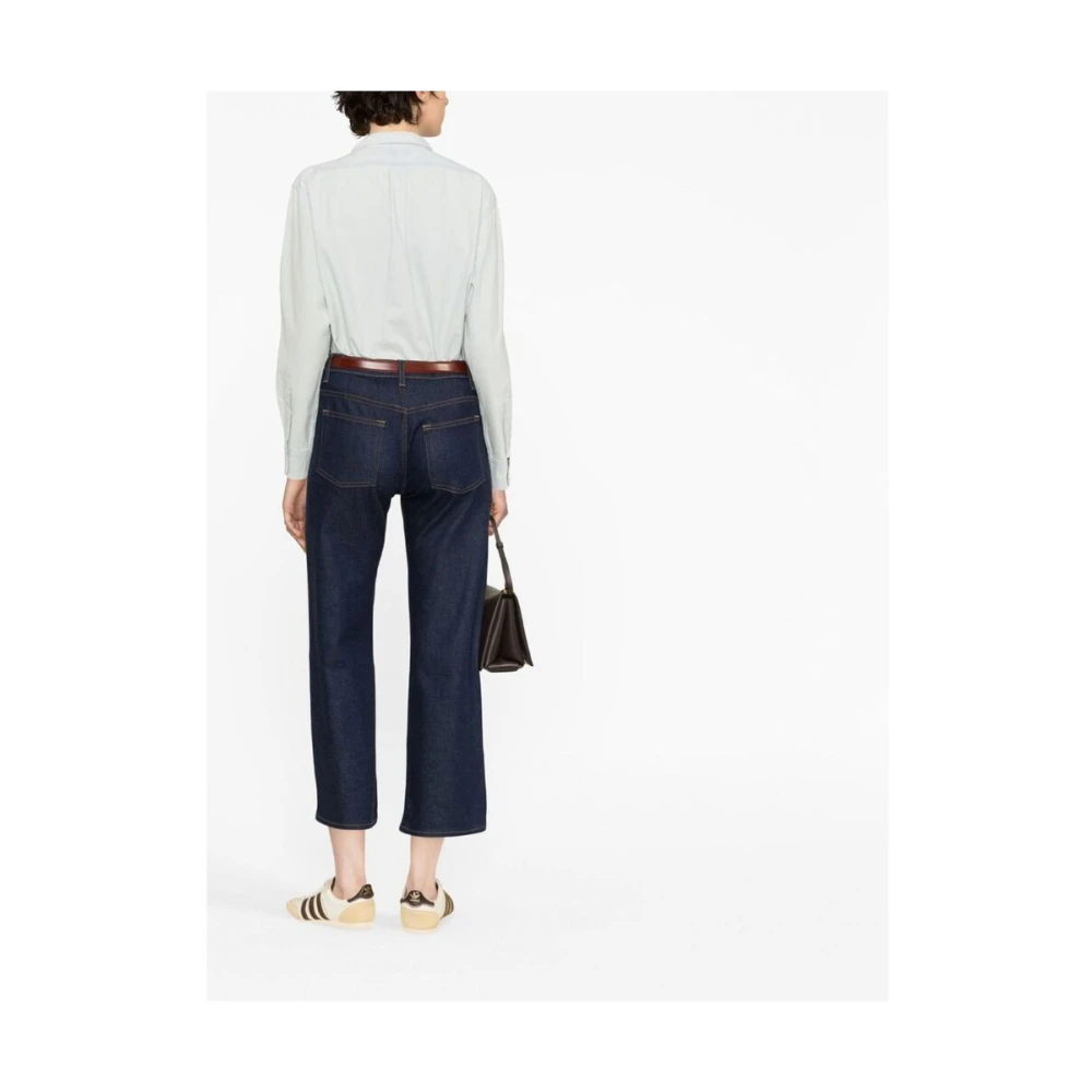 Ralph Lauren Boxy Chambray Shirt Blue Dames