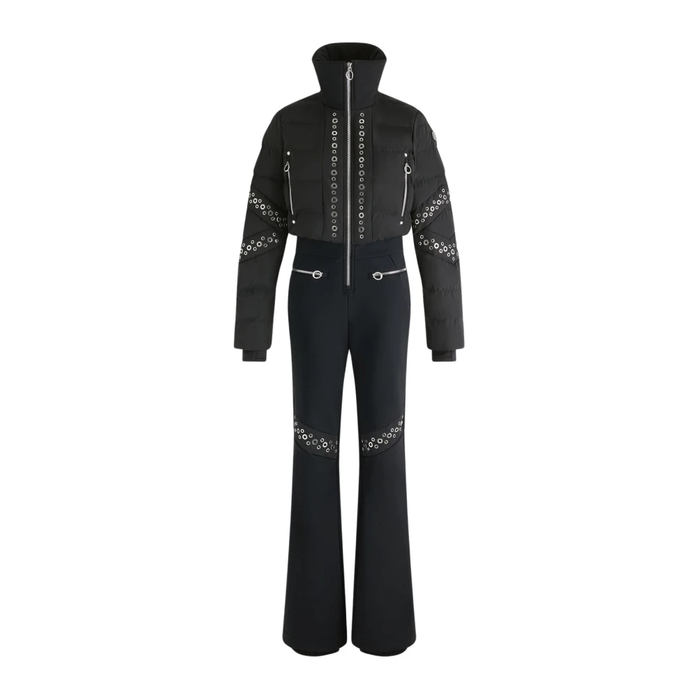 Fusalp Kvinno Svart Byxdress Dam, 2XS, Clarisse Eyelet Skidräkt