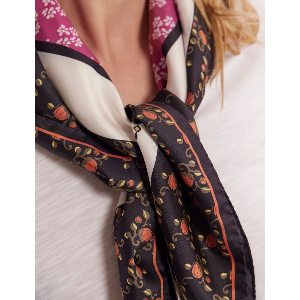 Ines De La Fressange Paris Lewis Indian flower print scarf Multicolor Dames