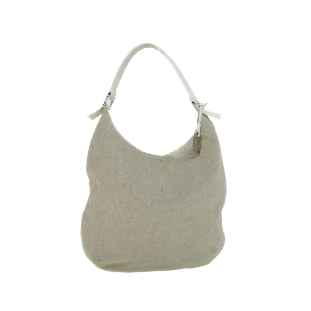 Fendi Vintage Pre-owned Canvas fendi-bags Beige Dames