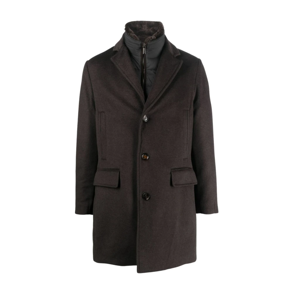 Coats > Single-Breasted Coats - - Moorer - Modalova