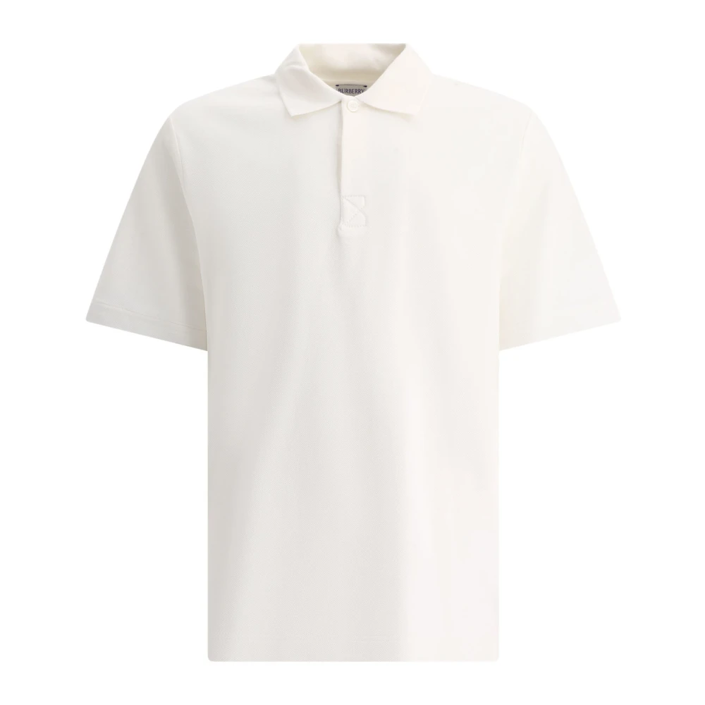 Burberry Klassieke Polo Shirt White Heren