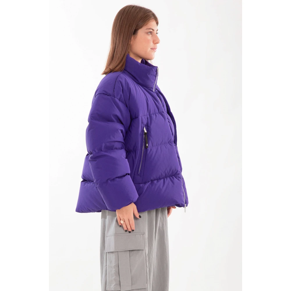 Y-3 Puffer Jacket in Cpurpl Purple Dames