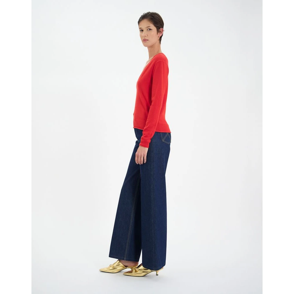 Ines De La Fressange Paris Angelica Sweater Red Dames