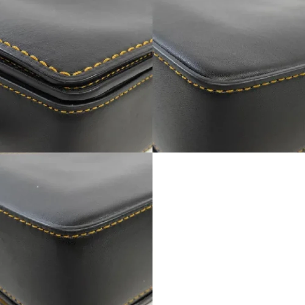 Coach Pre-owned Leather shoulder-bags Black Dames